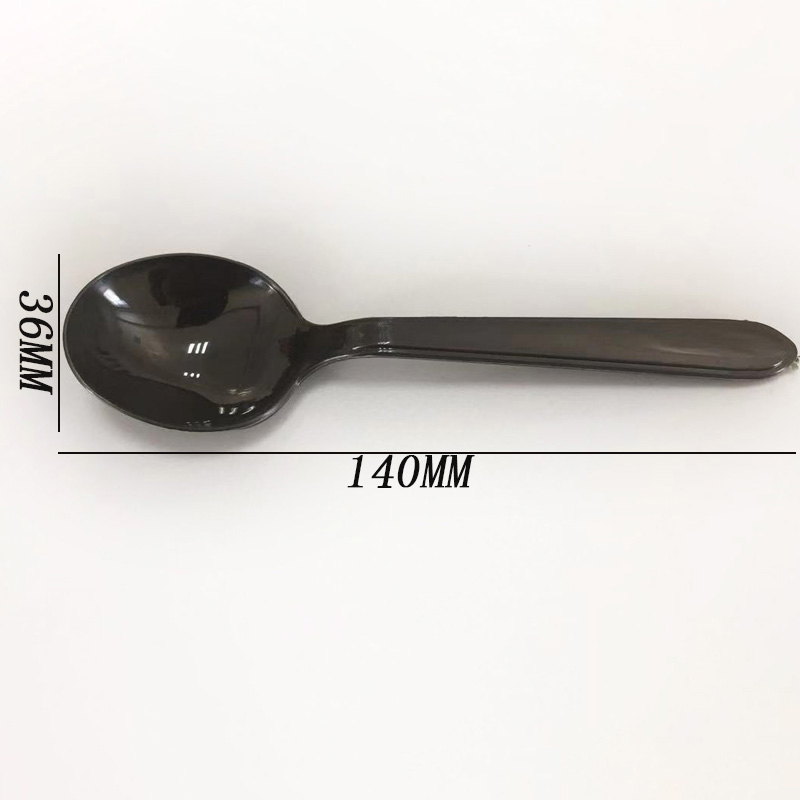 Why Are Black Disposable PP Soup Spoons Essential for Modern Food Service?