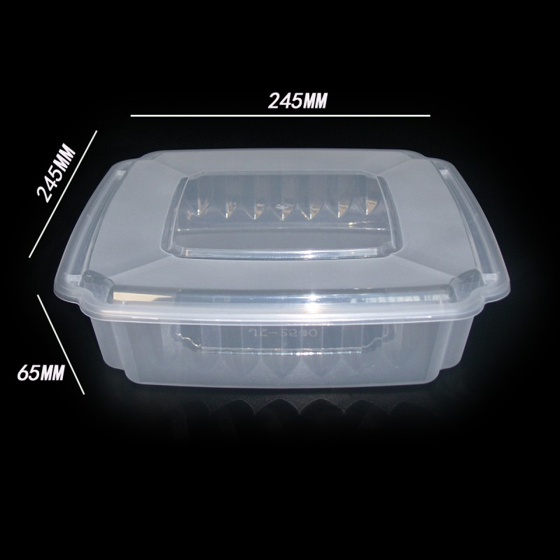 American-style PP square food container