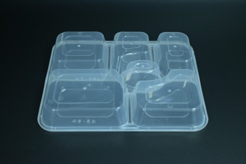 PP six-layer square lunch box