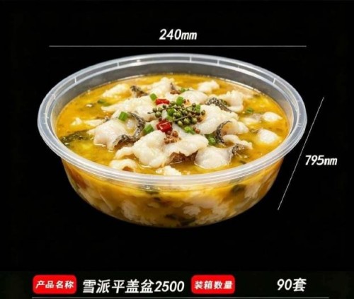 PP basin-style anti-theft closure food box