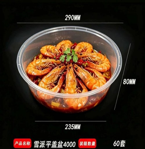 PP basin-style anti-theft closure food box