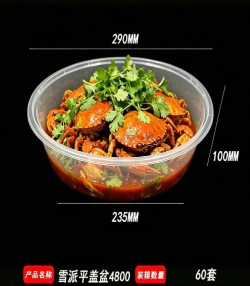 PP basin-style anti-theft closure food box