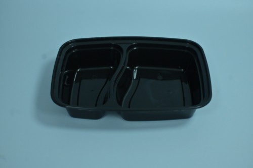 PP meal box with round-to-square design