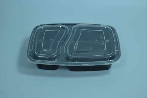 PP meal box with round-to-square design