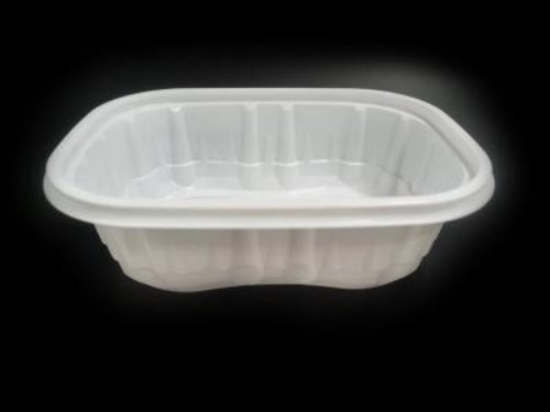 Transparent cubic container