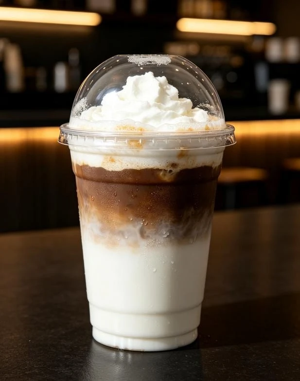 PP blow-molded milk tea cup
