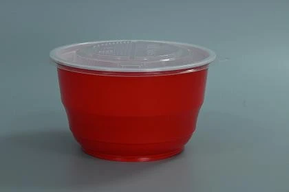 PP round bucket bowl with angled rim