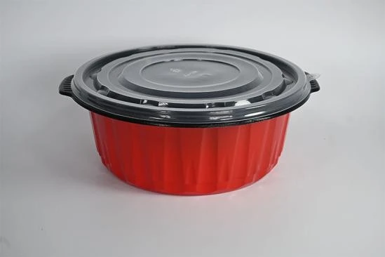 PP thermoformed bowl container with side handles