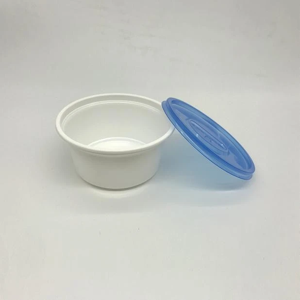 PP thermoformed round-bottom bucket container