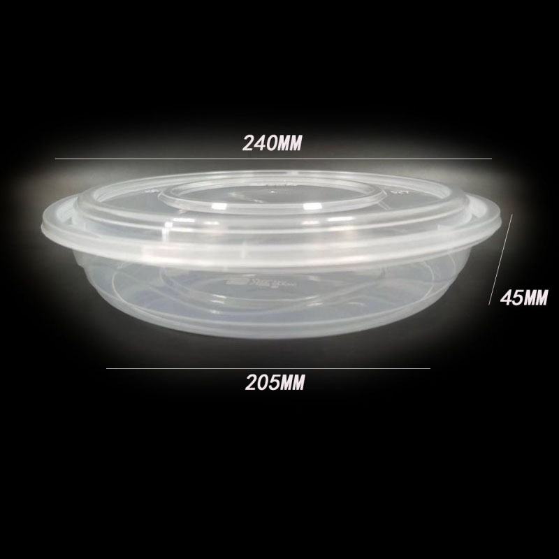 PP basin-style anti-theft closure food box