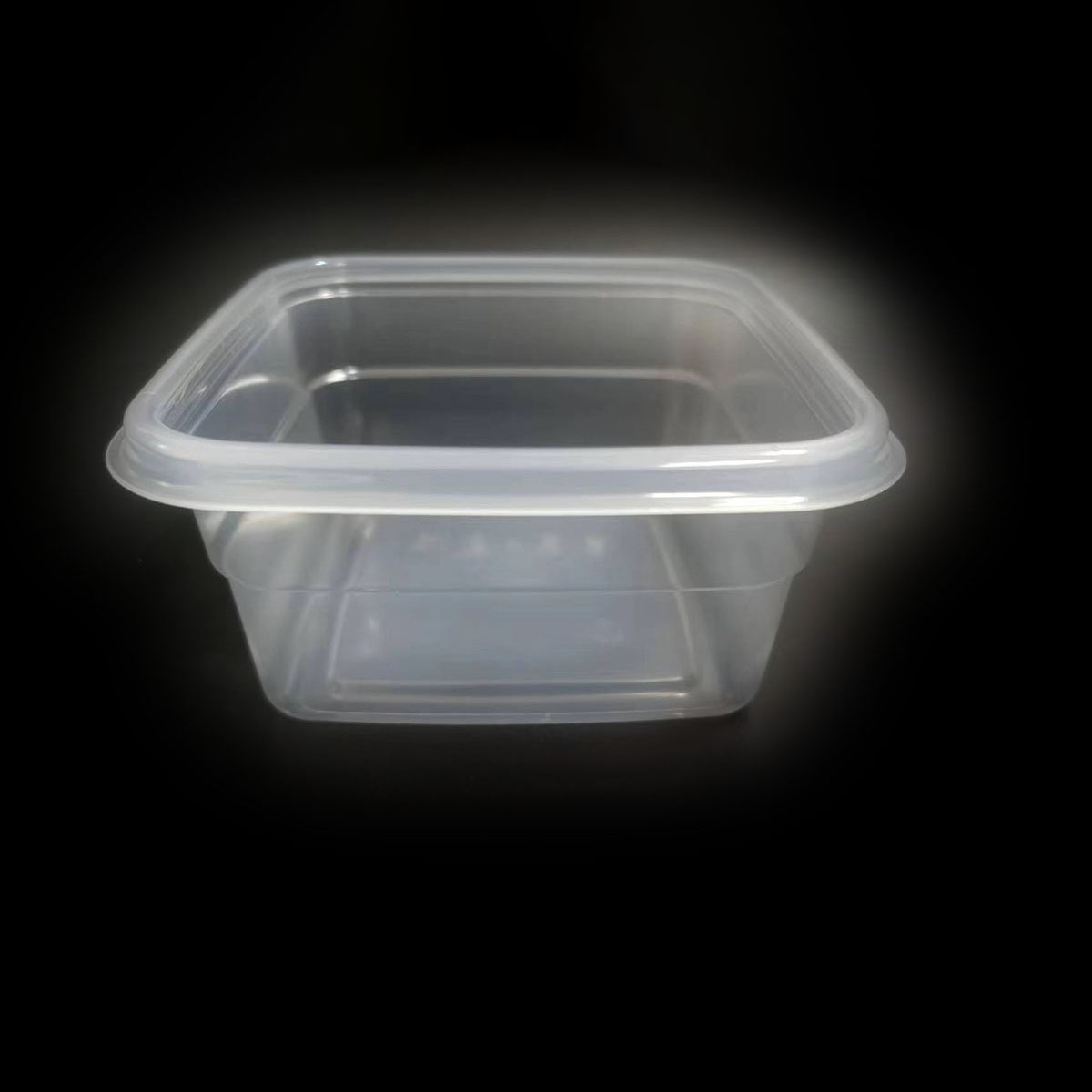 PP high-clarity square container