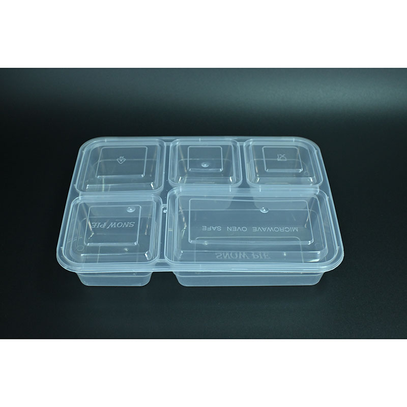 PP Korean-style five-layer square lunch box