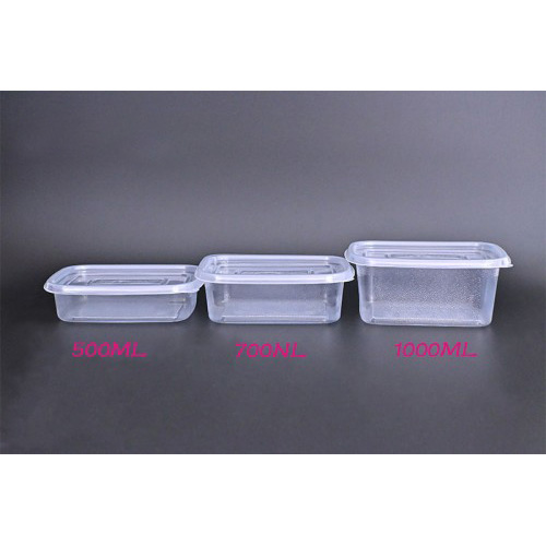PP transparent fruit salad container